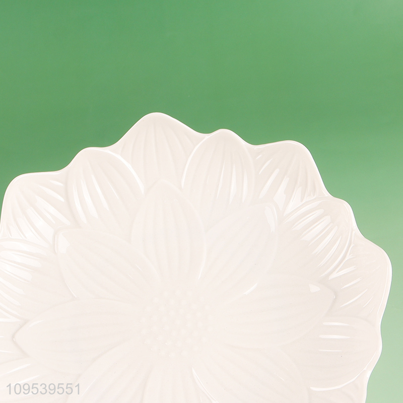 Top sale unbreakable ceramic tableware plate wholesale