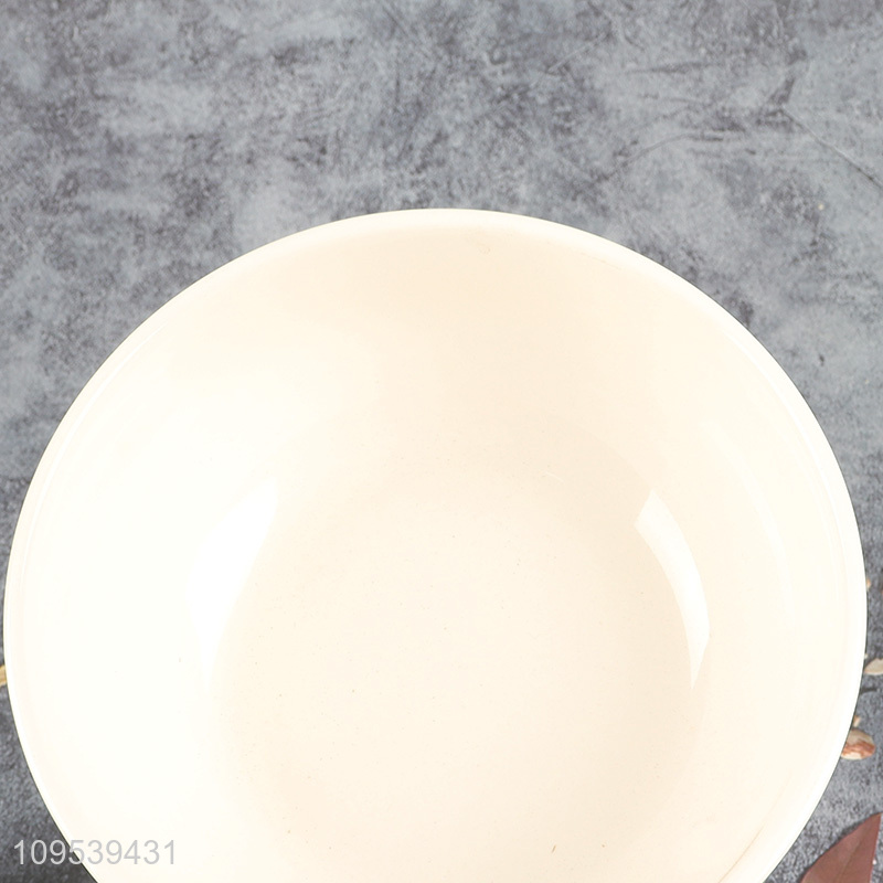 Low price round white ceramic tableware bowl