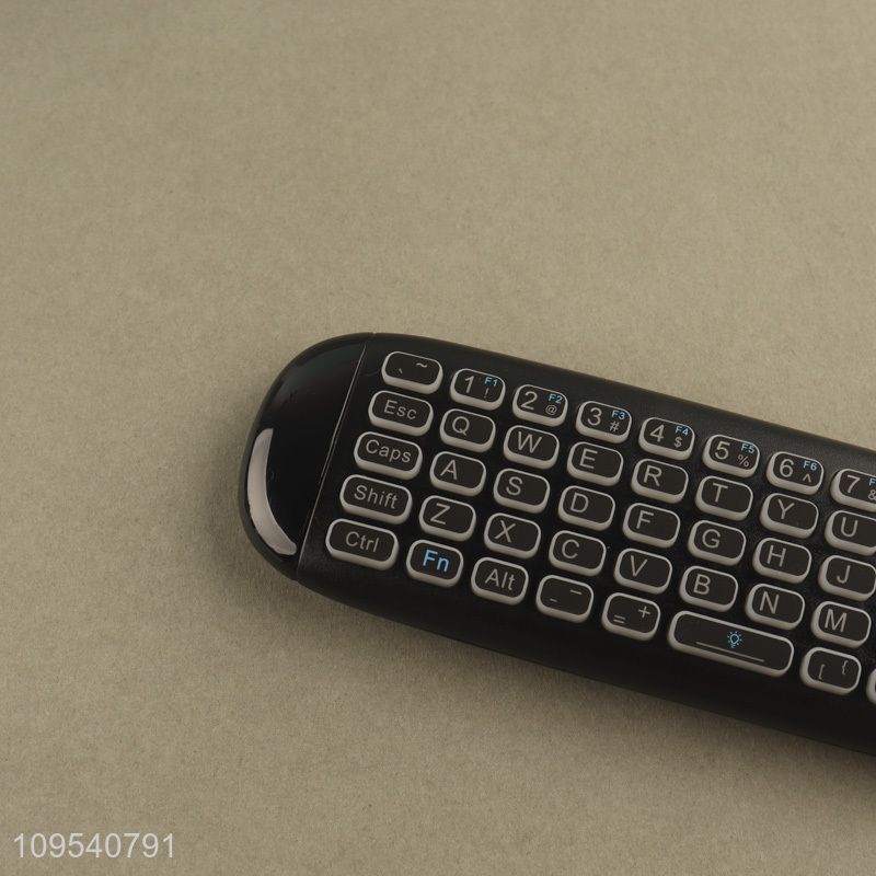Hot selling 7color backlit air mouse keyboard remote control