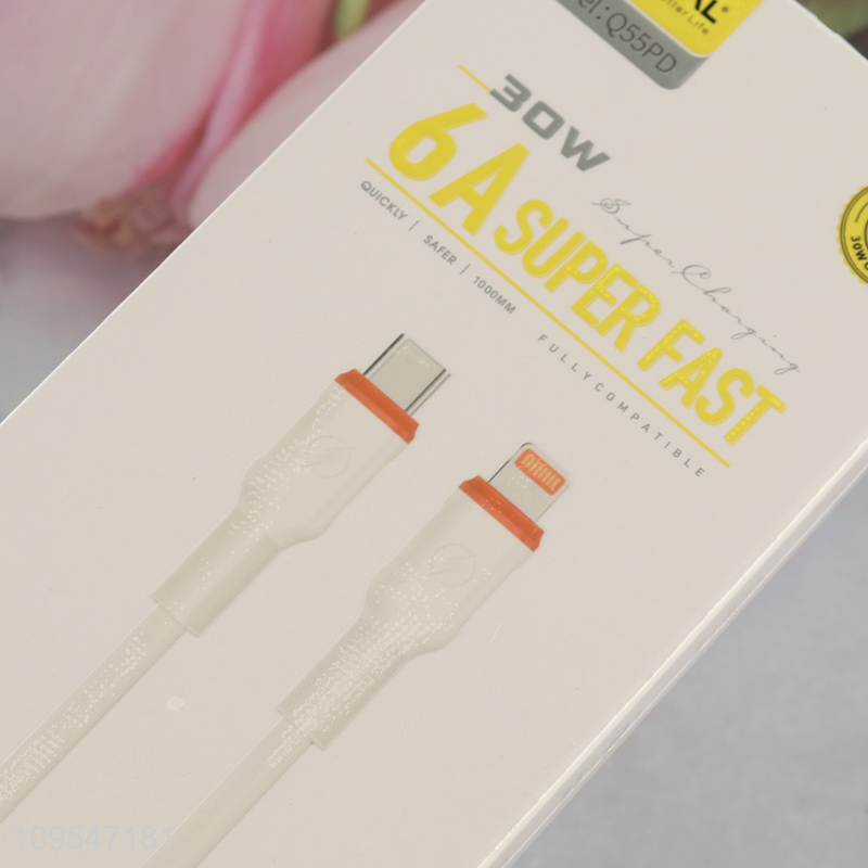 China wholesale 30W super fast charge data cable